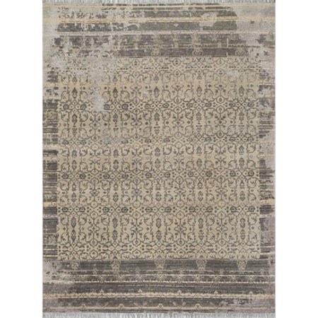 Loloi 7 ft. 9 in. x 9 ft. 9 in. Ashton Rectangular Shape Hand Knotted Area Rug- Slate and Silver ASHTAG-05SLSI7999